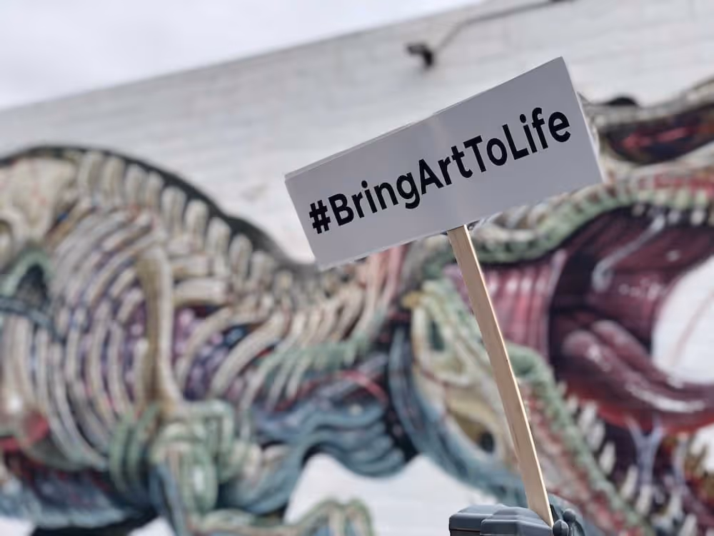 Viral T-Rex Mural Coming to Life