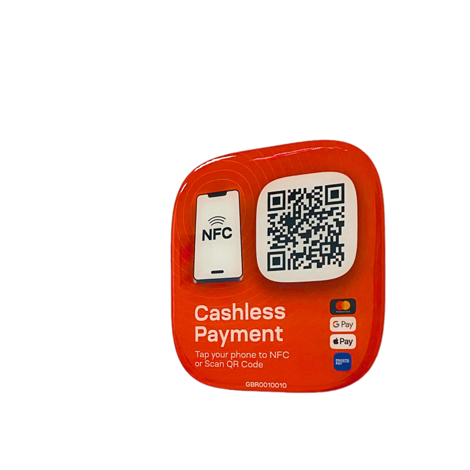 Red payment sticker