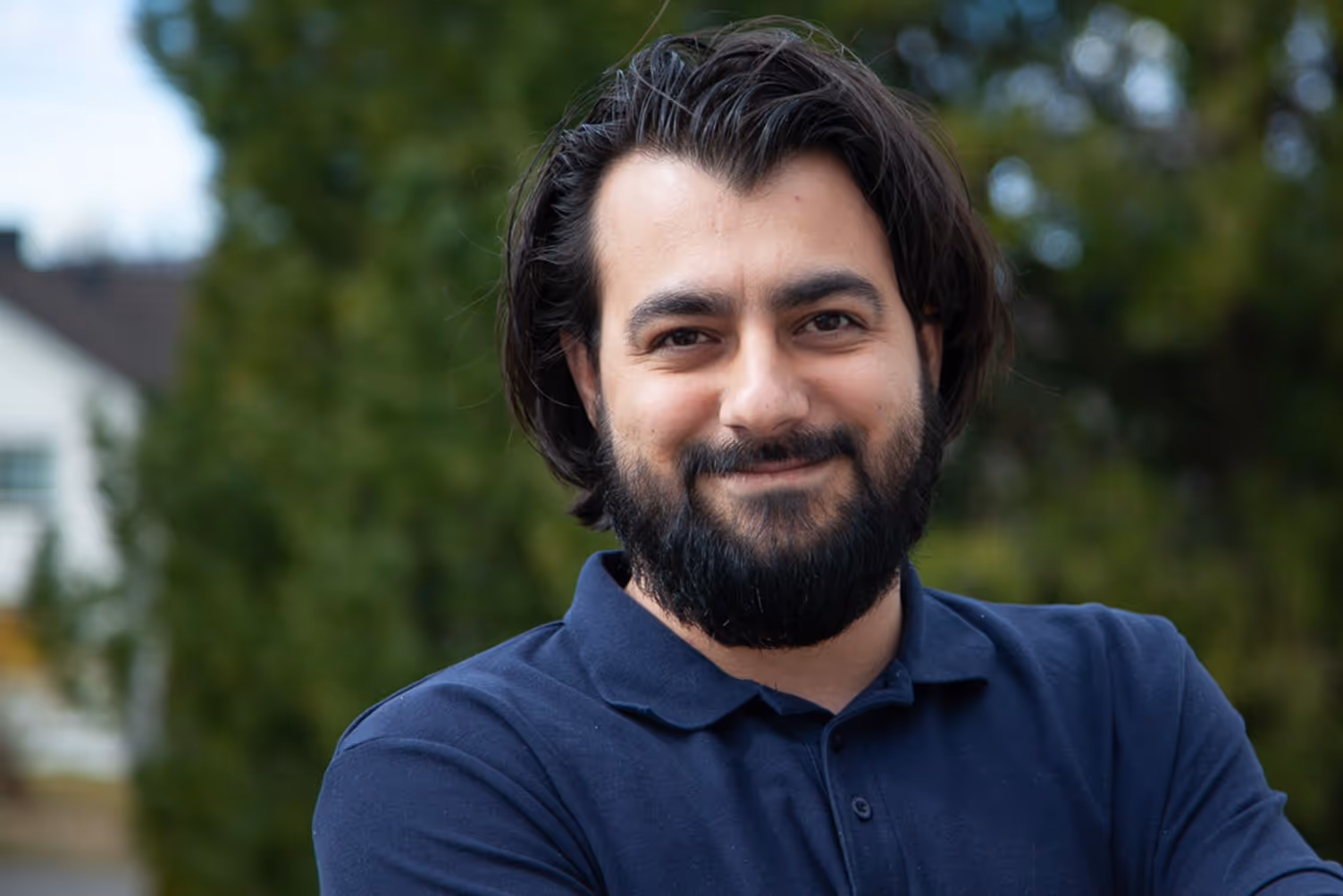 Masoud Ghadim Fallah, sociologist, writer, and playwright. ICORN City of Refuge: Skien, Norway. Photo: Arne Olav Hageberg.