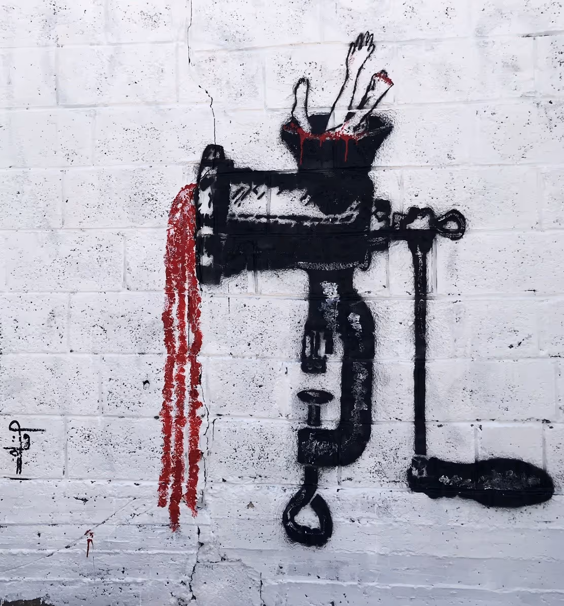 ‘The Mechanic of War’ by LAZA. Photo: LAZA