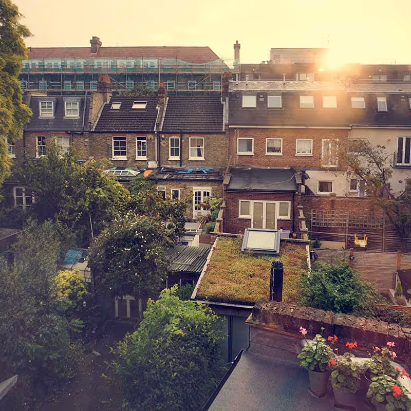 brick terraced houses in finchley