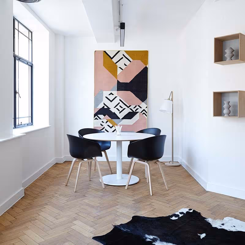 modern refurbished flat lounge in archway