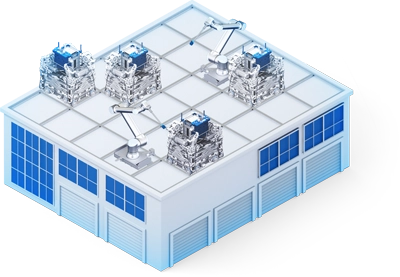 Warehouse blue