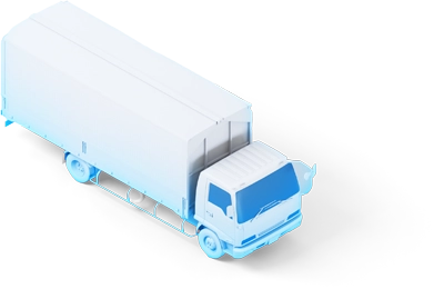 Truck blue