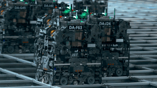 The Ocado 600 bot on a grid