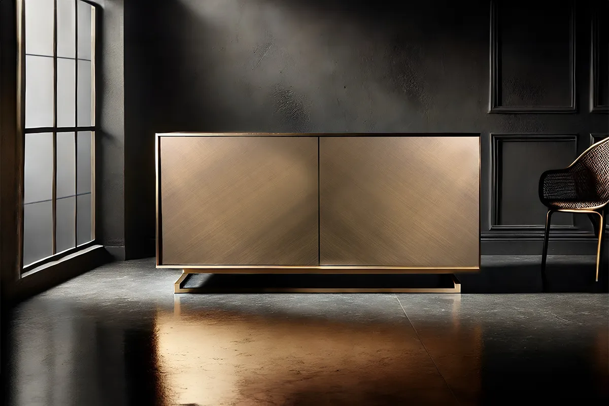vernice speciale effetto Tessuto metallico  per superfici in metallo, plastica,legno