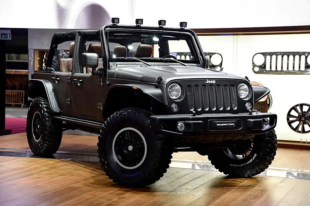 Smalto Materico, Applicazione Jeep Wrangler.
