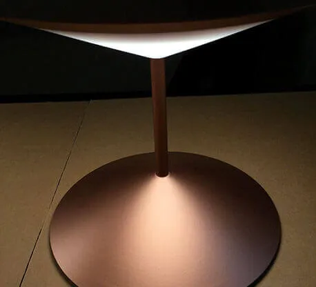 Serie Never Flat Rame Rosa, Illuminotecnica.