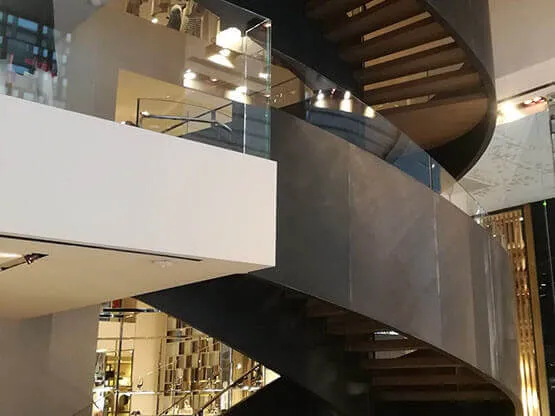 Applicazione Metal Fabrics Shadow su Scala, Retail.