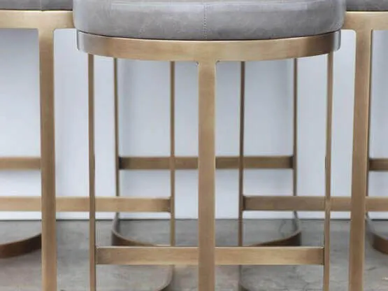 Effetto Ottone Bronzato Vintage, Sgabello.
