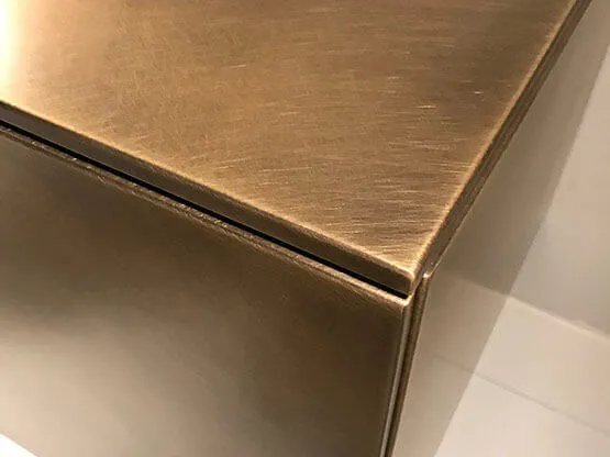 Effetto Ottone Bronzato Vintage, Dettaglio Applicativo.