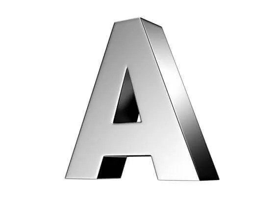 Chrome Reverse su Plastica.