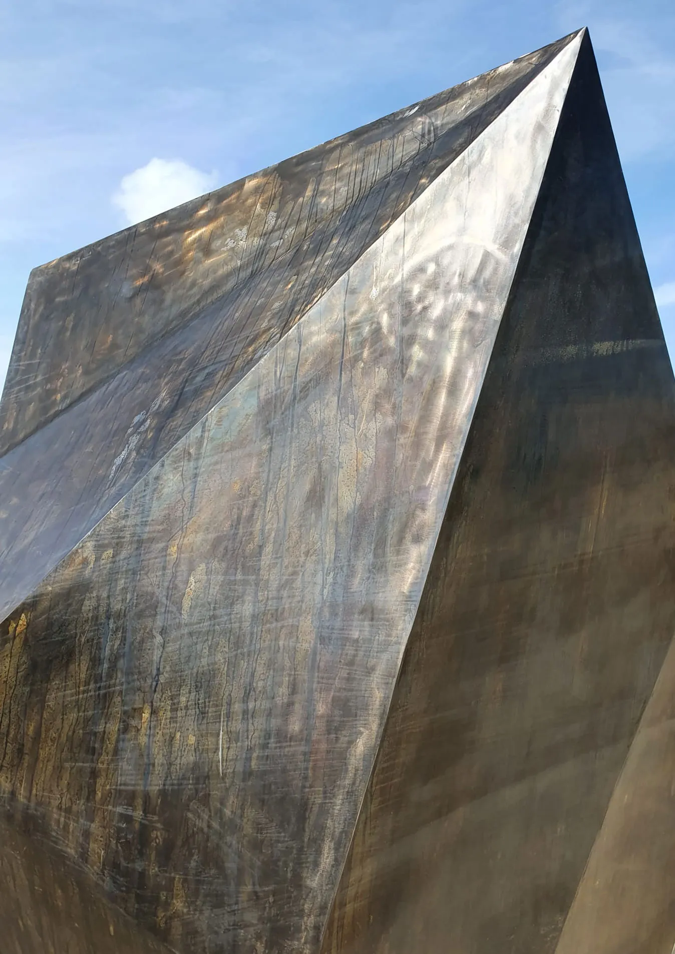 Installazione di Acciaio Corten protetta con Proiron, Opera di Sebastiano Pelli.
