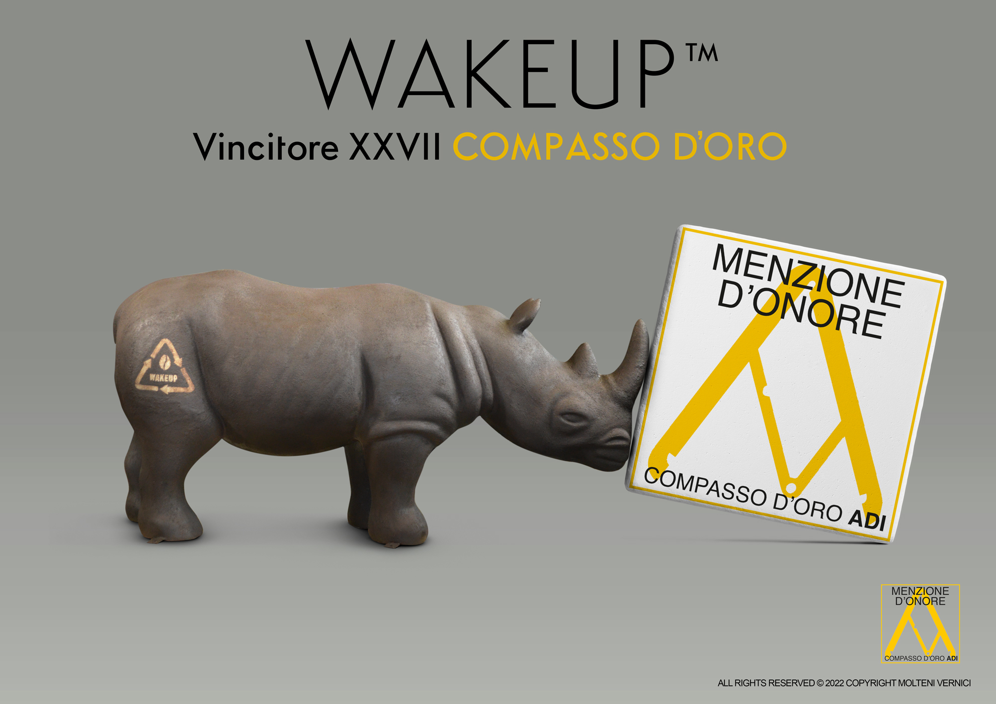 WAKEUP VINCE IL XXVII PREMIO COMPASSO D'ORO ADI “MENZIONE D'ONORE