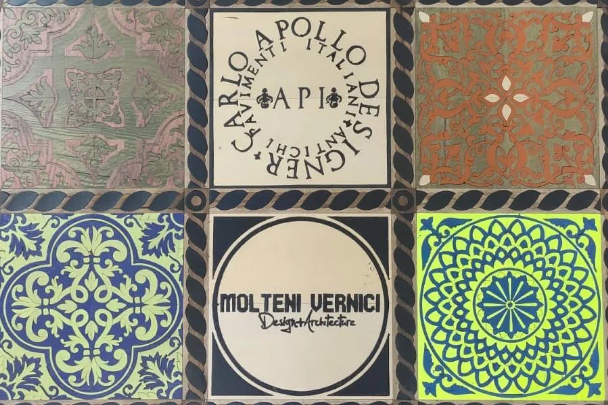Carreaux décoratifs MOLTENI-VERNICI avec finitions speciales et motifs variés