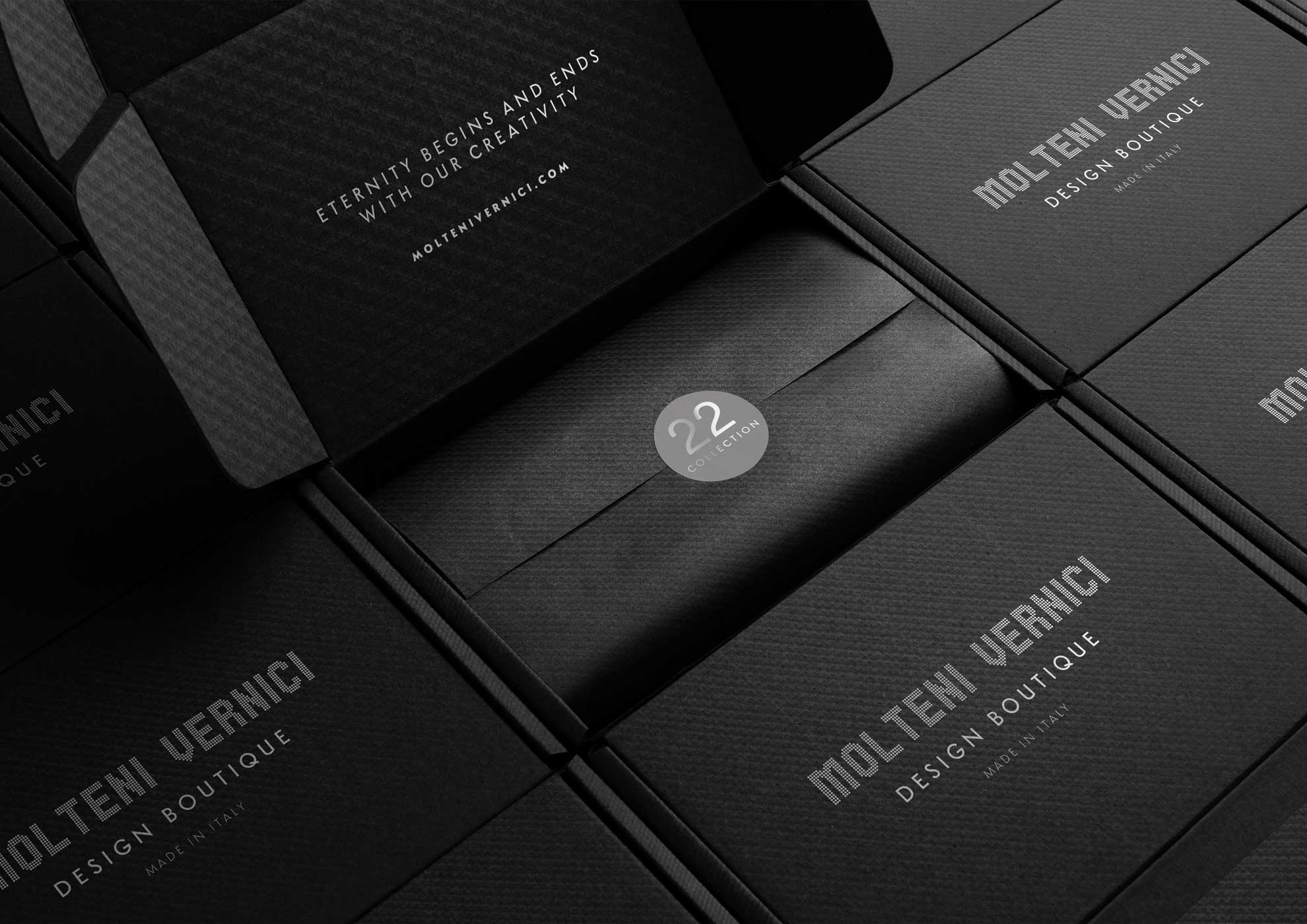 Peintures spéciales MOLTENI Vernici, finitions élégantes design boutique