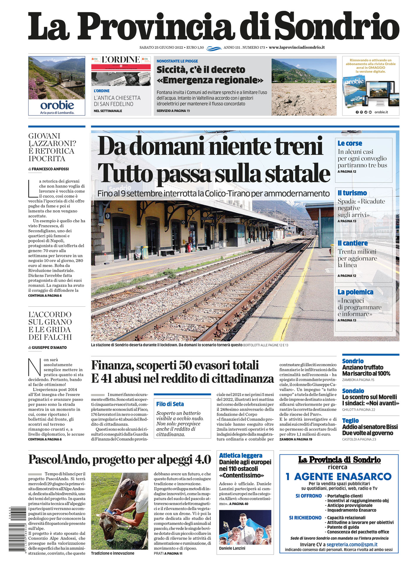 LA PROVINCIA DI SONDRIO