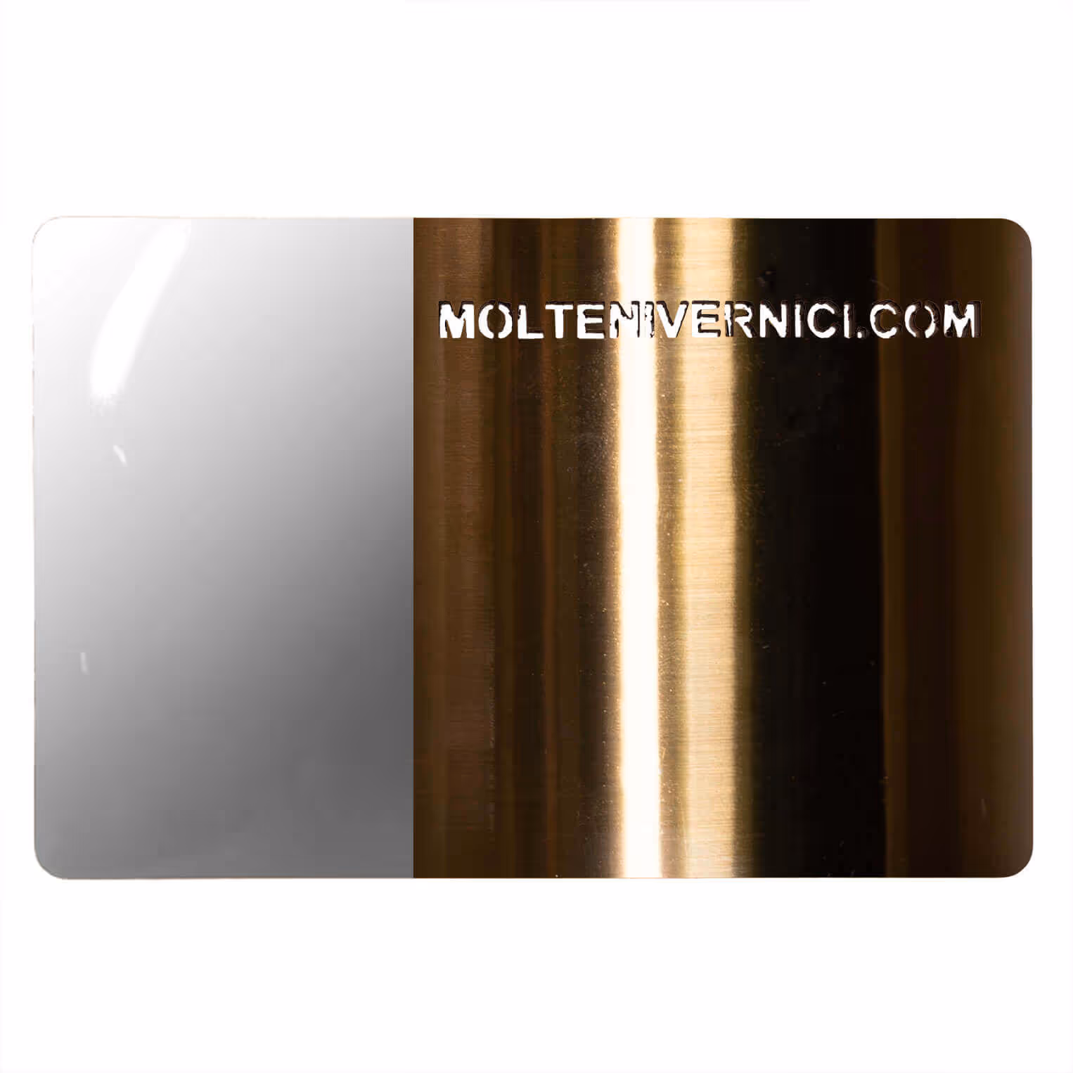 MOLTENI-VERNICI special 2icons paint sample with metallic gradient