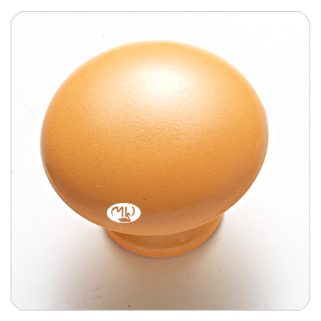 Bouton orange brillant MOLTENI-VERNICI, peinture spéciale pour architecture