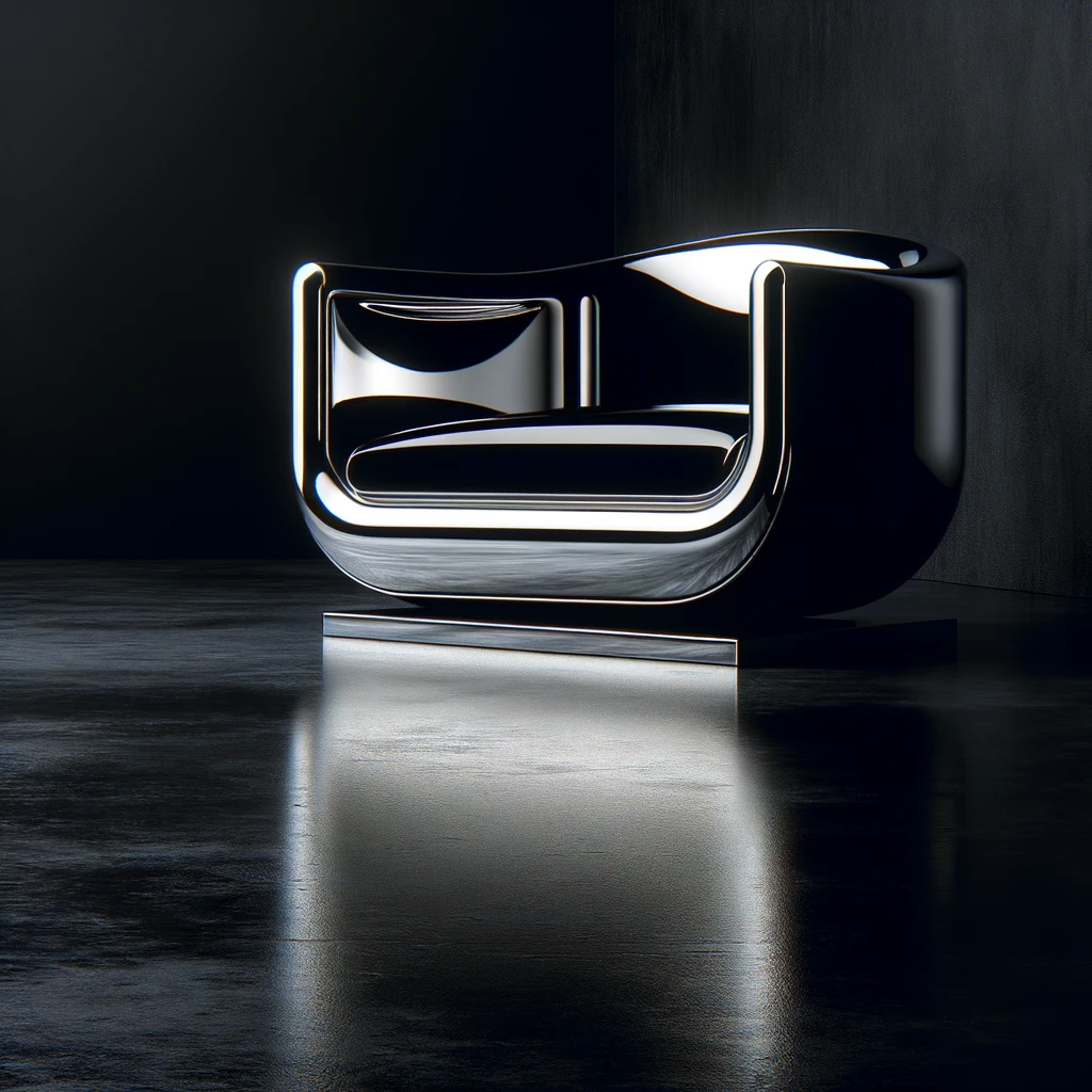 MOLTENI-VERNICI Sonderausführung: Futuristische Designmöbel in Schwarz-Weiß