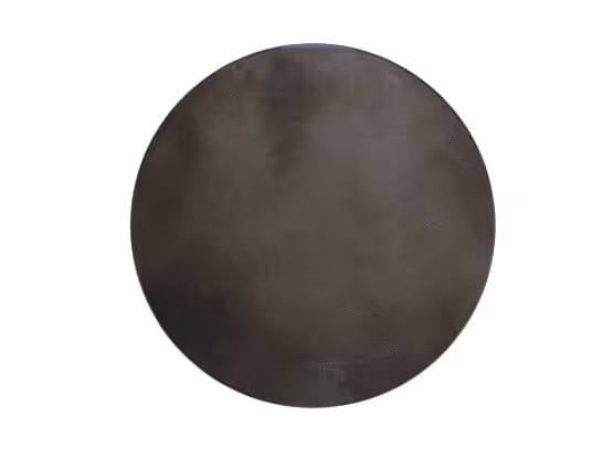 Círculo gris oscuro con acabados MOLTENI-VERNICI de alta calidad