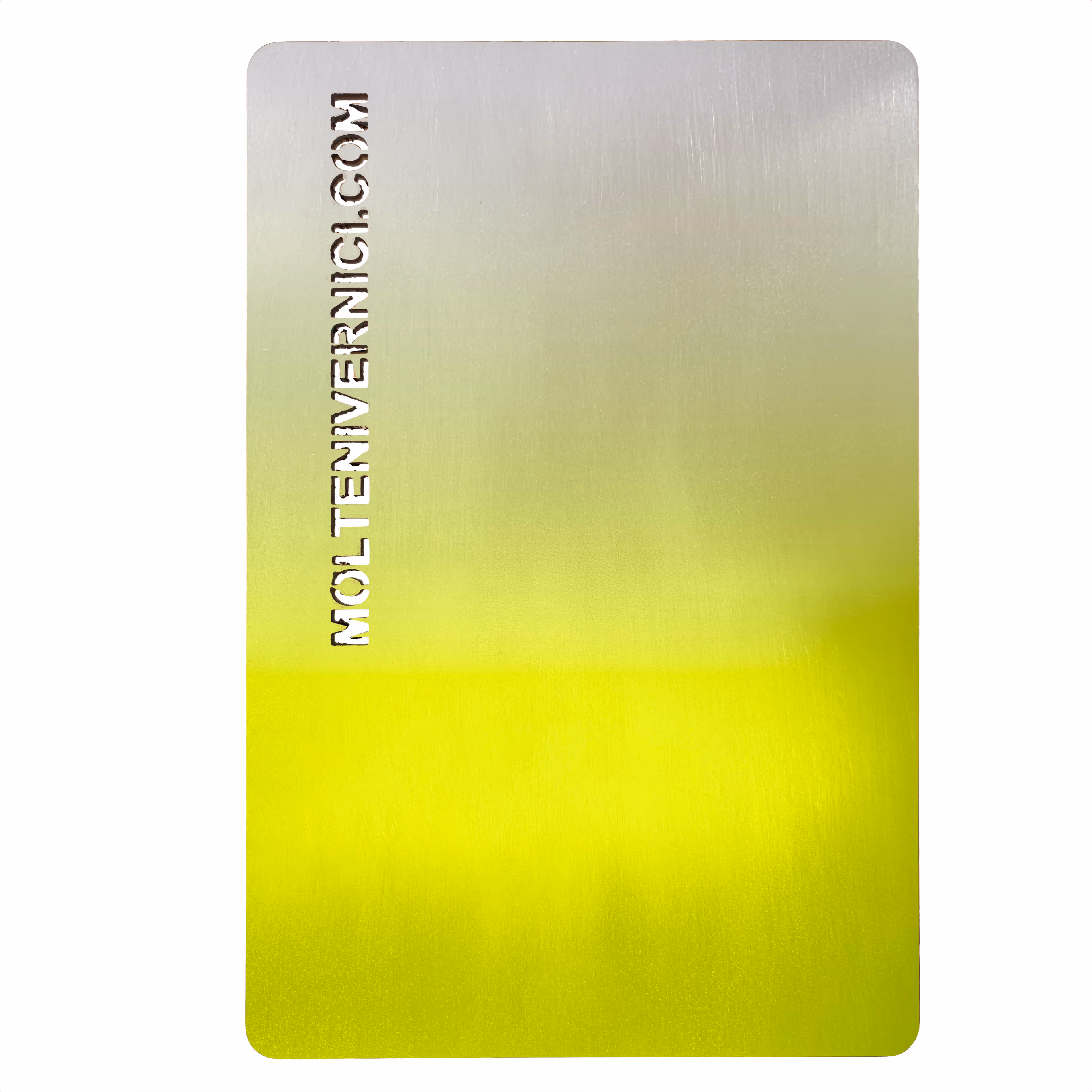 MOLTENI-VERNICI Spezialfarbe für die Architektur, gelb-grauer Farbverlauf