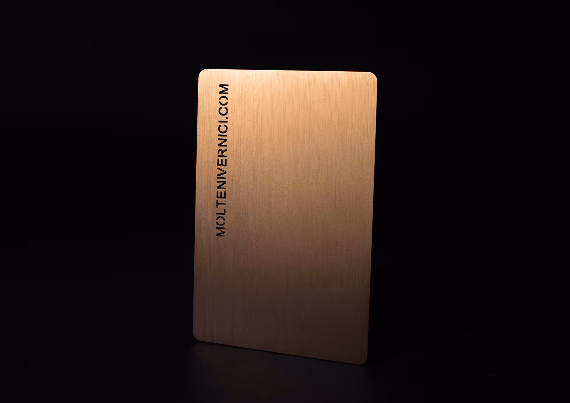 MOLTENI-VERNICI special metal paint card with never-before-seen texture