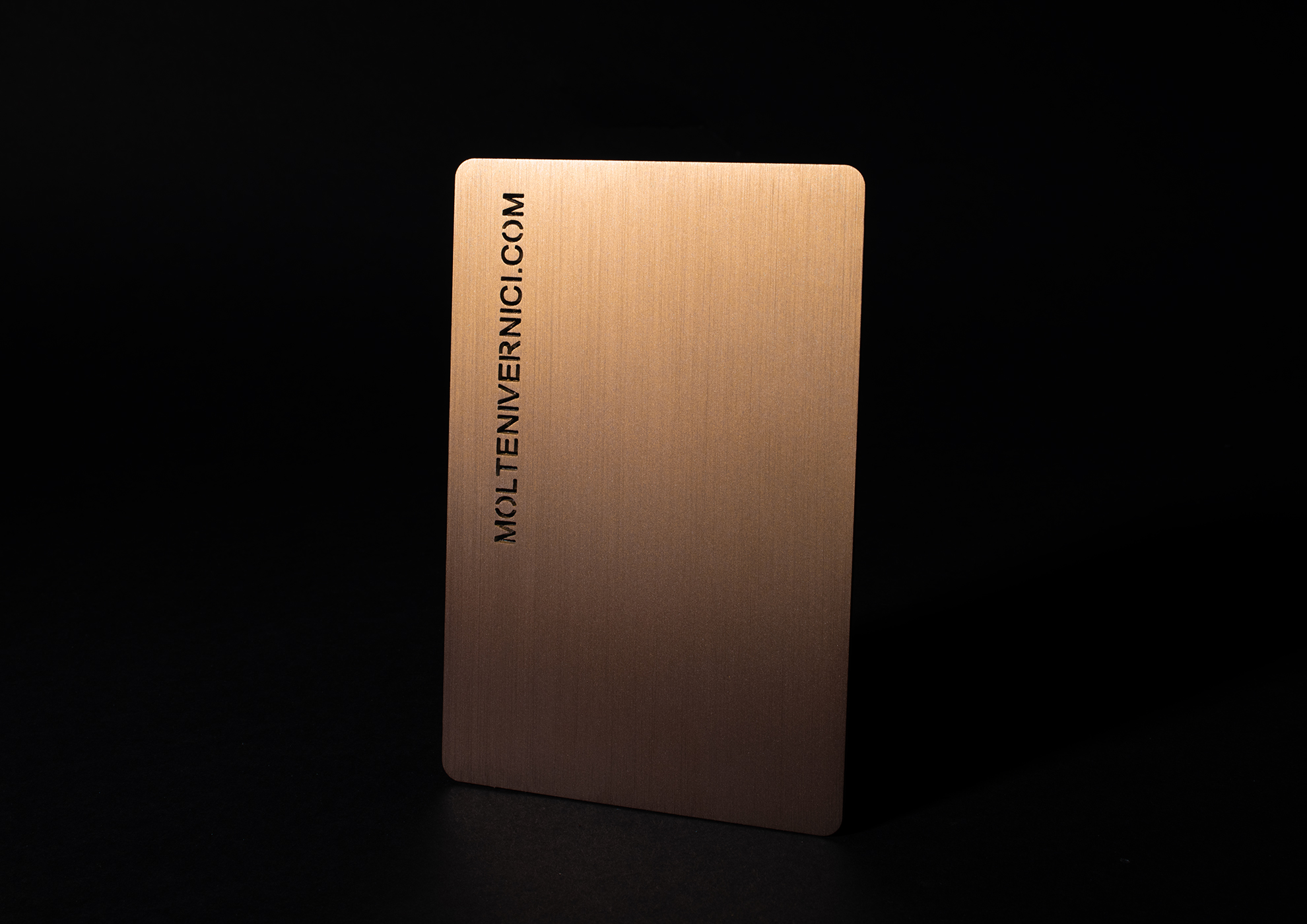 MOLTENI-VERNICI special metal paint card with never-before-seen texture