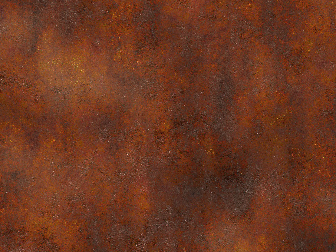 Texture rouillée spéciale de peintures MOLTENI-VERNICI aux tons chauds