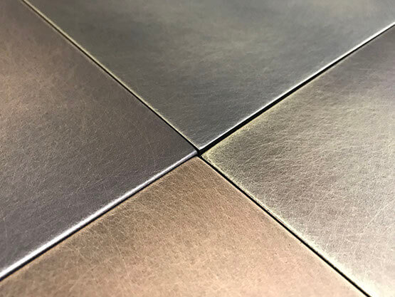 Surfaces métalliques MOLTENI-VERNICI avec peintures spéciales et finitions nuancées