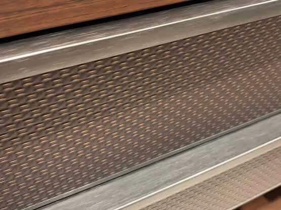 Texture metallica con effetto MOLTENI-VERNICI, verniciatura industriale raffinata