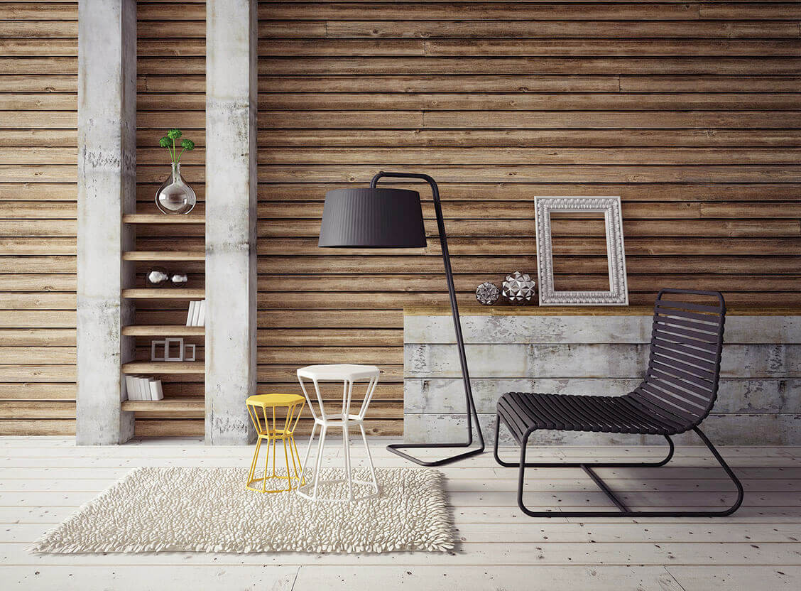 MOLTENI-VERNICI special paint for design transforms minimalist wood interior