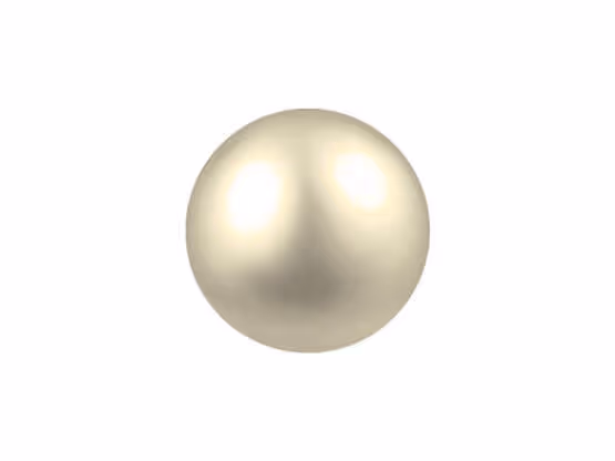 Sphère nacrée brillante avec finition Molteni-Vernici sur fond blanc
