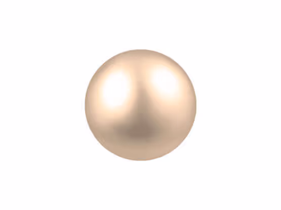 Sphère dorée brillante à finition Molteni-Vernici parfaite et élégante