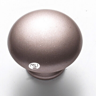 Bouton design MOLTENI-VERNICI, peinture spéciale métallique sphérique