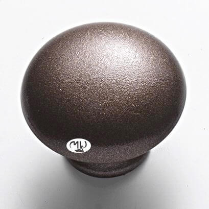 Bouton design MOLTENI-VERNICI, peinture spéciale texturée métallique bronzée