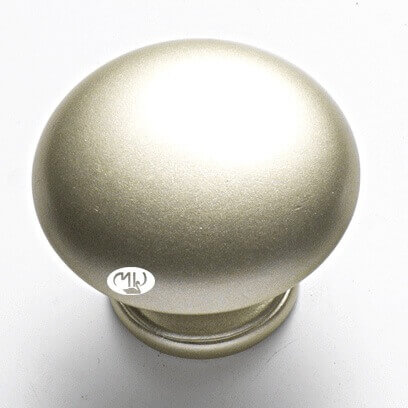 Bouton de meuble MOLTENI-VERNICI : peinture spéciale design élégant argenté