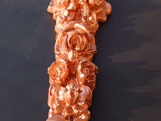 Smalto di lusso MOLTENI-VERNICI a effetto rosa metallica color rame