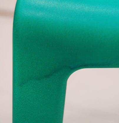 MOLTENI-VERNICI special oxidation paint effect in vibrant emerald green surface