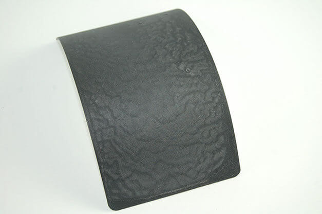 MOLTENI-VERNICI special oxidation paint effect on textured curved surface