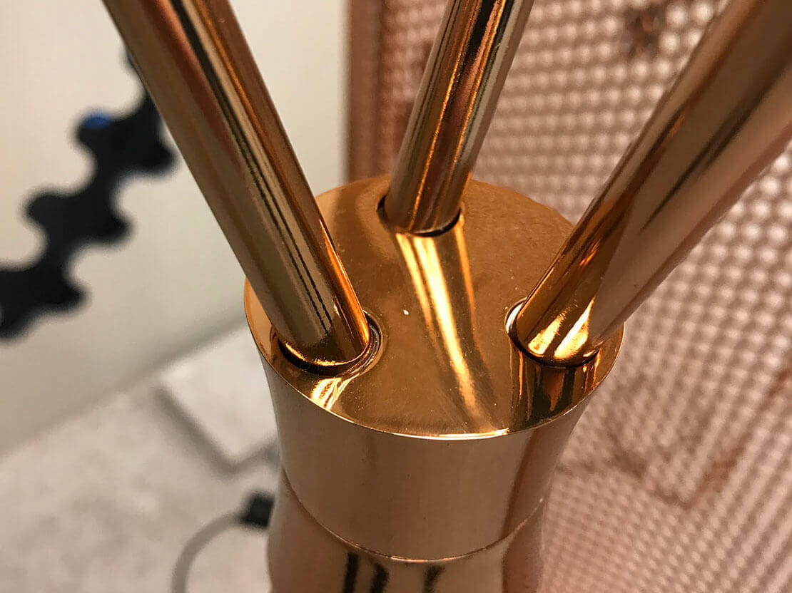 Smalto Nanogalvanic Rame, Illuminotecnica.
