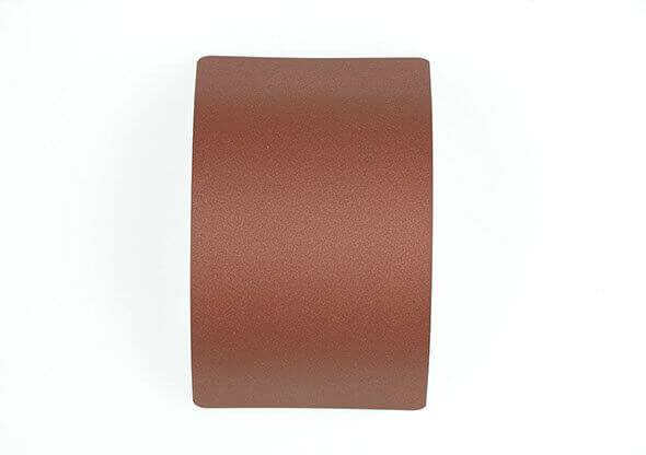 MOLTENI-VERNICI Corten paint effect sample with rusty brown metallic finish