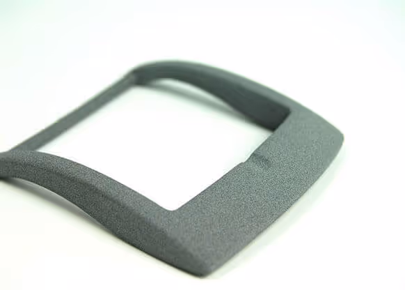 Cadre gris Molteni-Vernici avec vernis spéciaux, design moderne et épuré