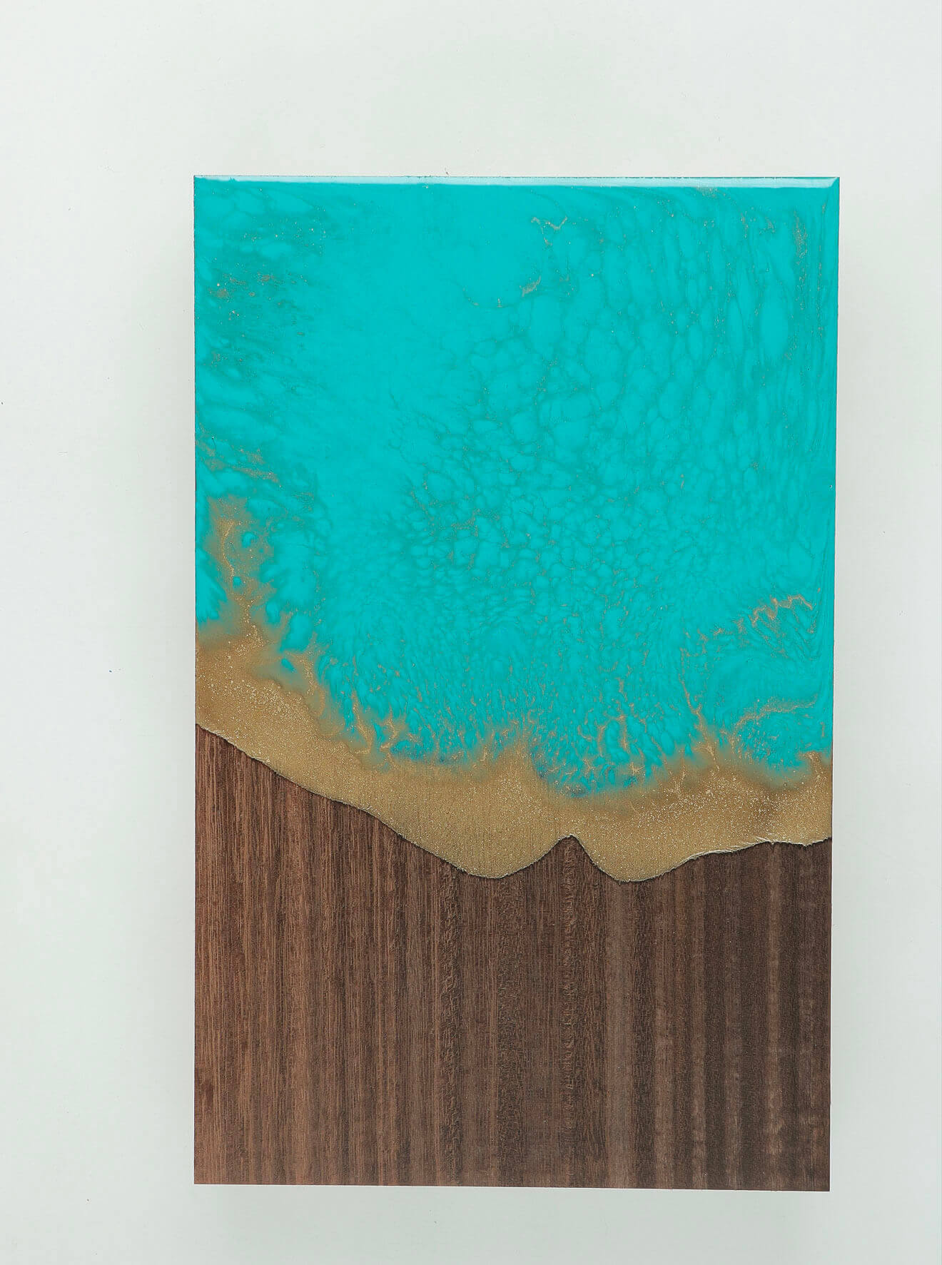 WUNDAA™ Turchese Malachite su legno