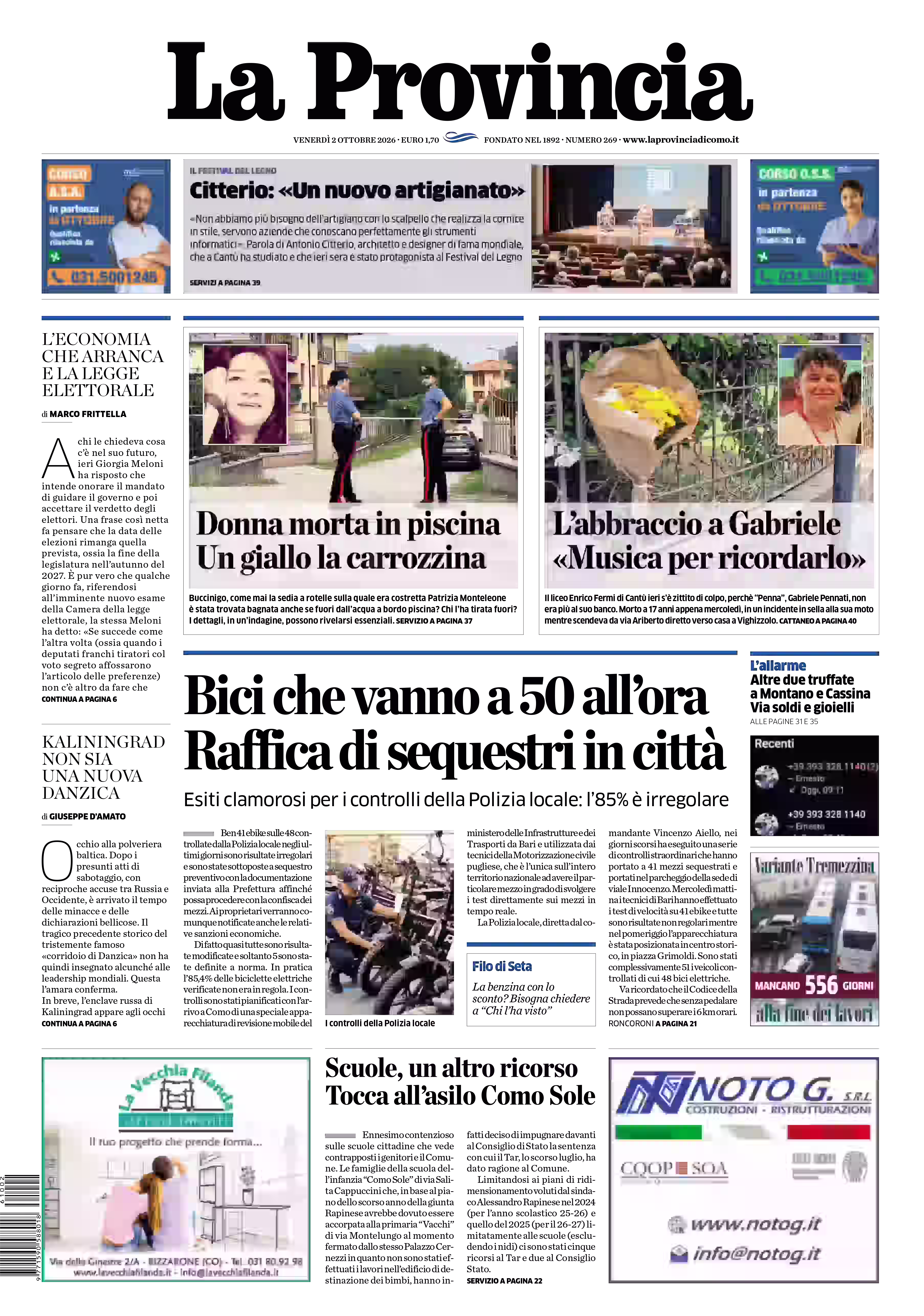 LA PROVINCIA DI COMO