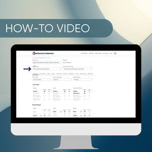 Create Height + Width Pricing Matrices