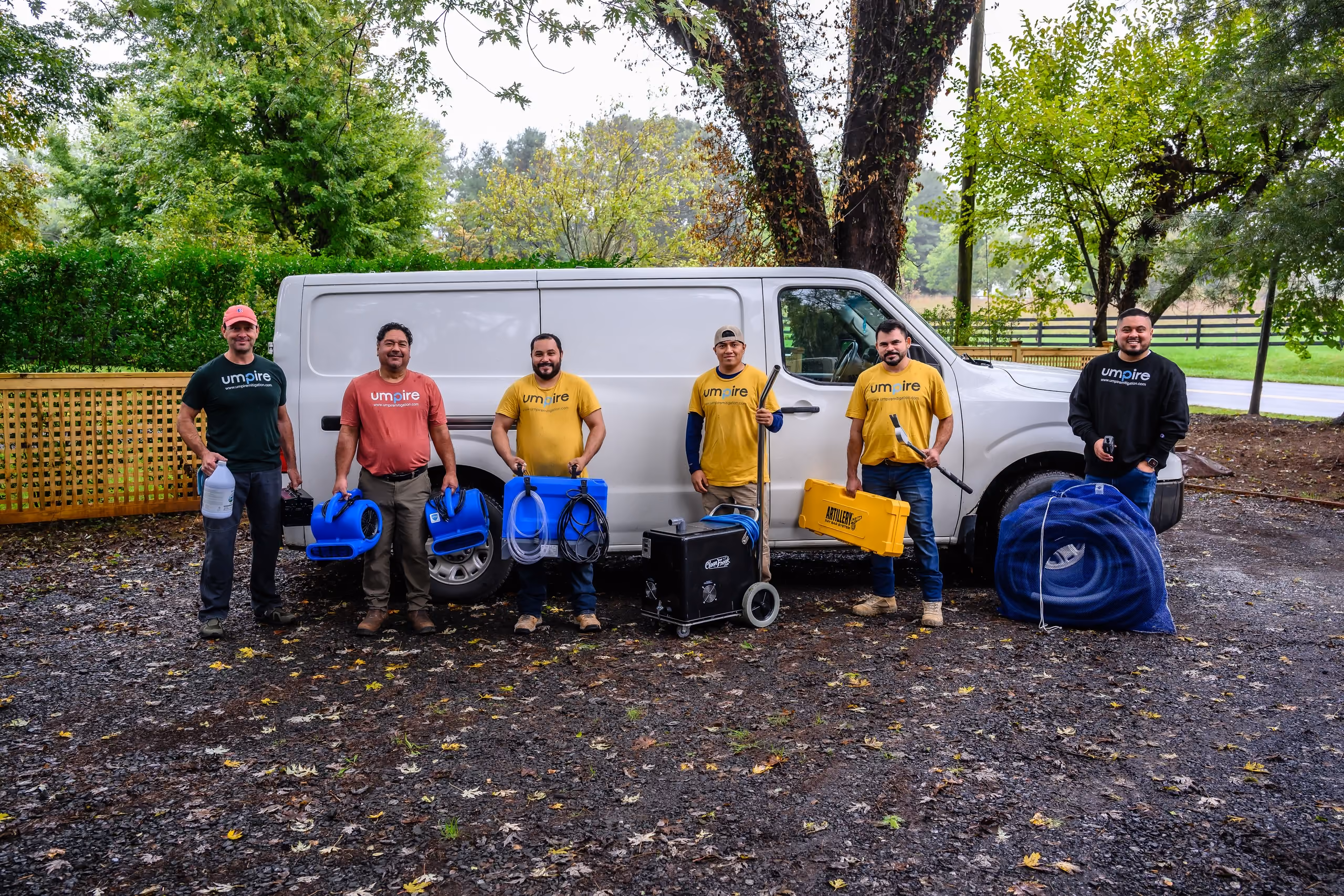 Umpire Mitigation restoration team ready to help homeowners