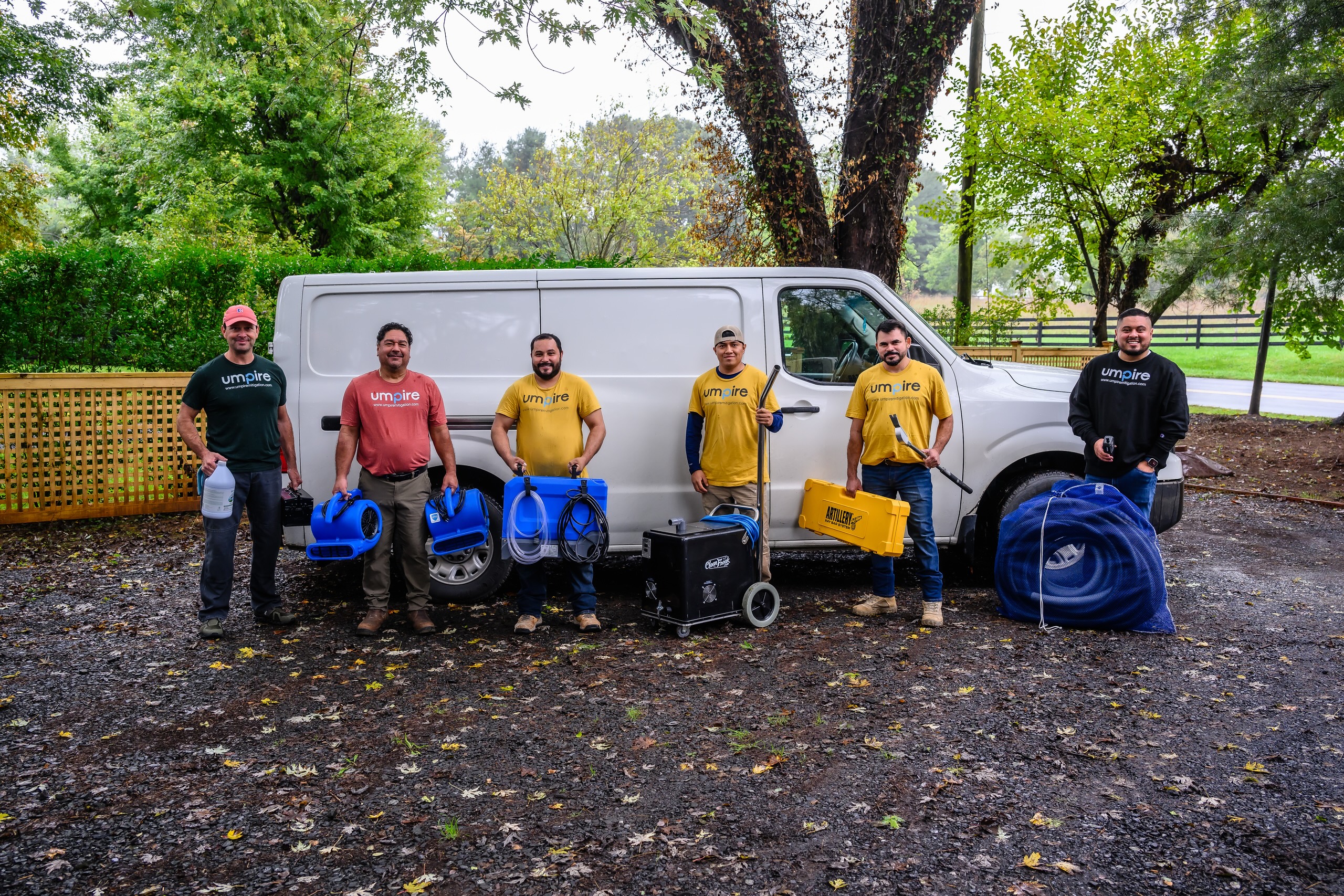 Umpire Mitigation restoration team ready to help homeowners