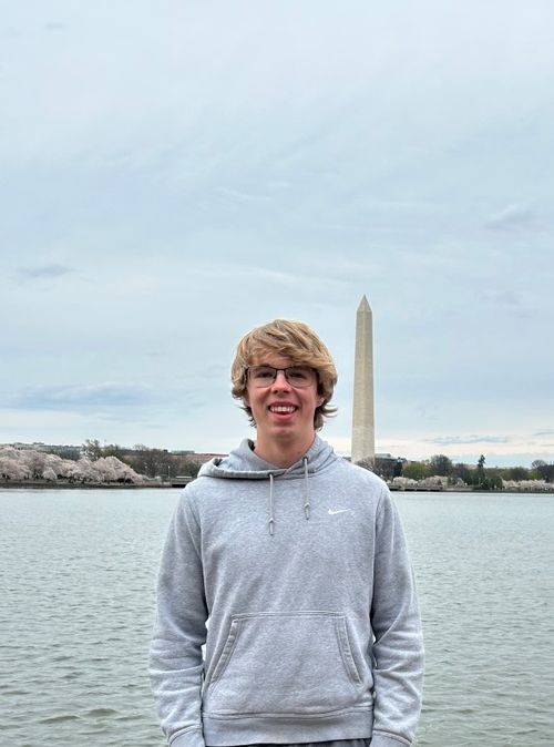 Jarrett Allen stands outside in DC