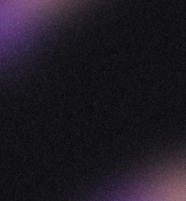 Dark textured background with a soft purple gradient glow, mobile version.